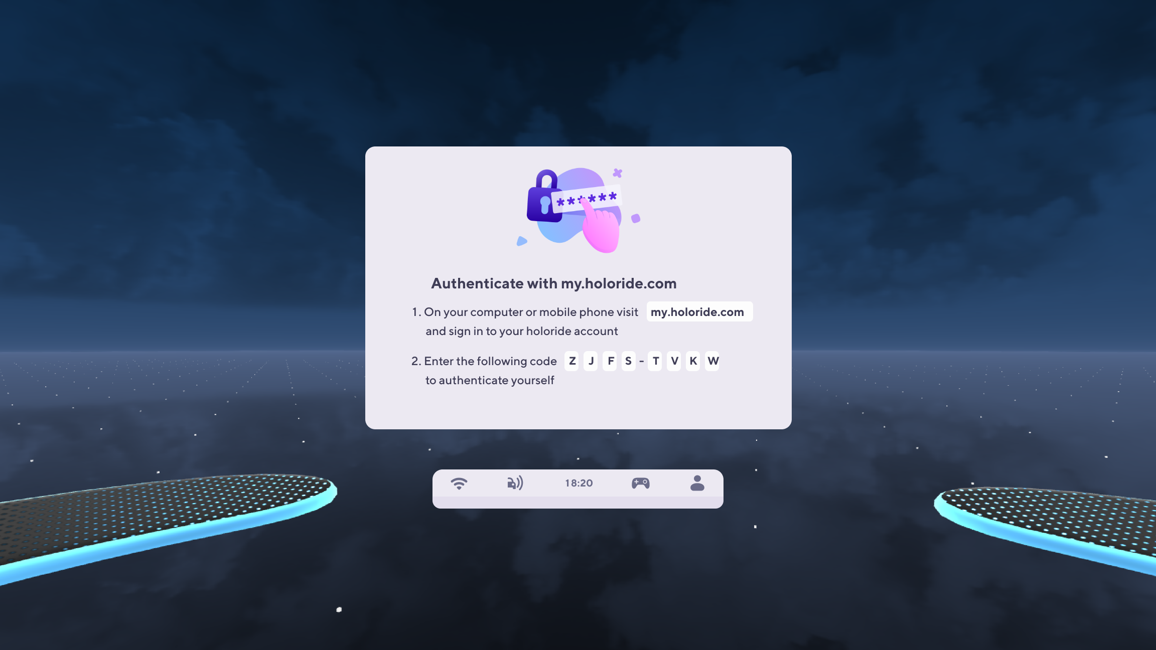 holoride VR UI 3