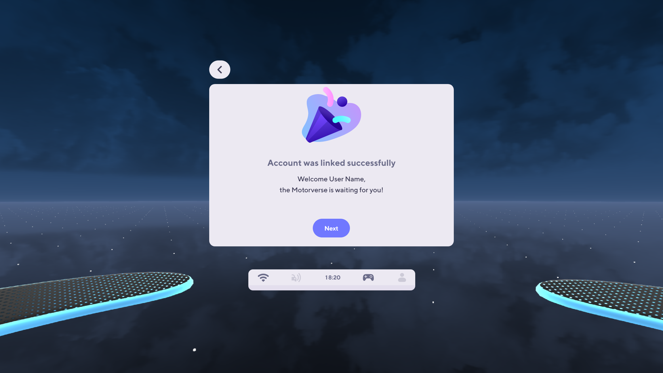 holoride VR UI 4